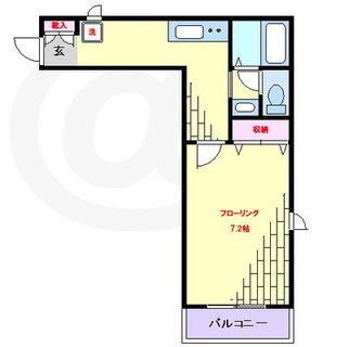 東京都北区田端２丁目 賃貸アパート 1K