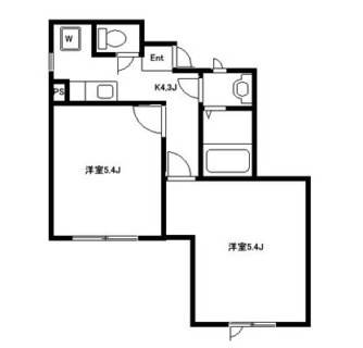 東京都北区上十条１丁目 賃貸アパート 2K