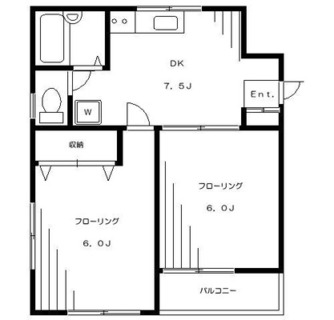 東京都北区東田端２丁目 賃貸マンション 2DK
