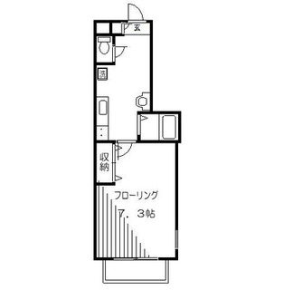 東京都北区中里２丁目 賃貸アパート 1K