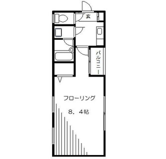 東京都北区中里１丁目 賃貸マンション 1K