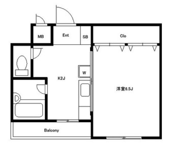 東京都北区王子２丁目 賃貸マンション 1K