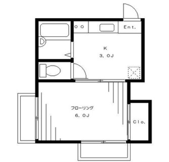 東京都北区中十条２丁目 賃貸アパート 1K