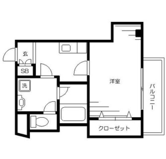 東京都北区栄町 賃貸マンション 1K