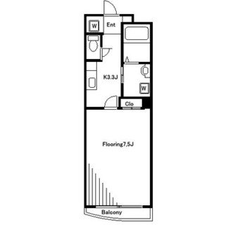 東京都北区志茂４丁目 賃貸マンション 1K