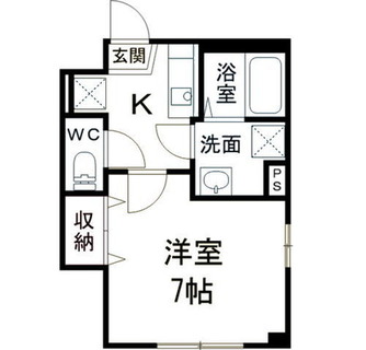 東京都北区上中里２丁目 賃貸マンション 1K