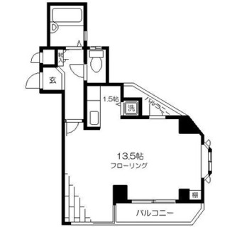 東京都北区滝野川５丁目 賃貸マンション 1K