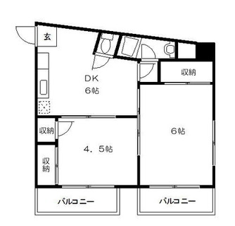 東京都北区滝野川１丁目 賃貸マンション 2DK