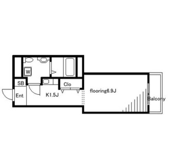 東京都北区赤羽西１丁目 賃貸マンション 1K