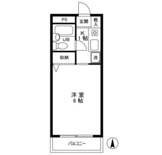 東京都北区滝野川２丁目 賃貸マンション 1K