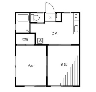 東京都北区上十条５丁目 賃貸アパート 2DK