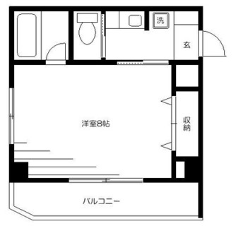 東京都北区豊島１丁目 賃貸マンション 1K