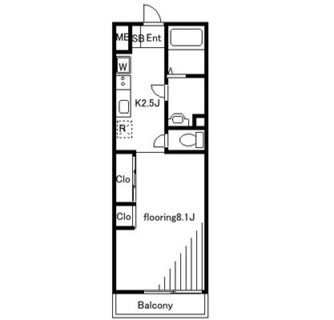 東京都北区栄町 賃貸マンション 1K