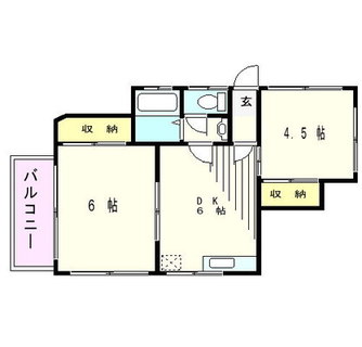 東京都北区滝野川５丁目 賃貸アパート 2DK