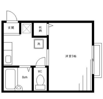 東京都北区滝野川２丁目 賃貸アパート 1K