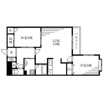 東京都北区豊島８丁目 賃貸マンション 2LDK