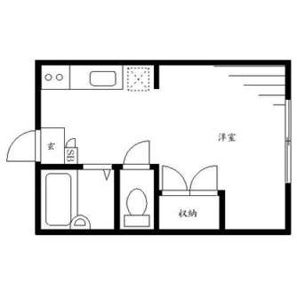 東京都北区上中里２丁目 賃貸アパート 1R