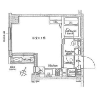 東京都北区東十条５丁目 賃貸マンション 1R