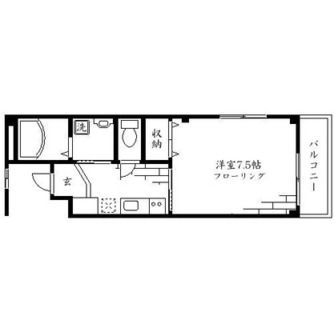 東京都北区滝野川３丁目 賃貸マンション 1K