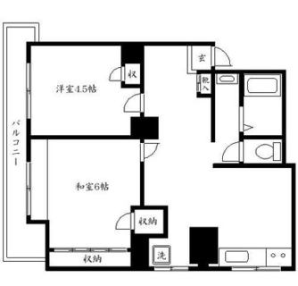 東京都北区滝野川７丁目 賃貸マンション 2LDK