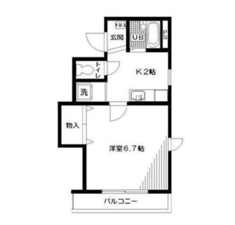 東京都北区東田端１丁目 賃貸マンション 1K