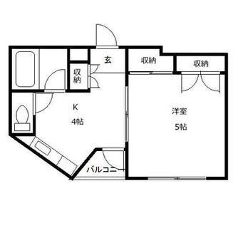 東京都北区中里１丁目 賃貸マンション 1K