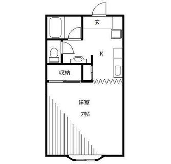 東京都北区西が丘２丁目 賃貸マンション 1K