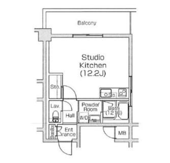 東京都北区岩淵町 賃貸マンション 1R