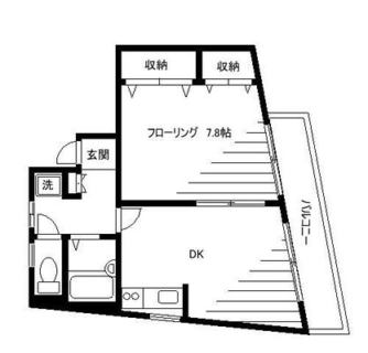 東京都北区赤羽岩淵町 賃貸マンション 1DK