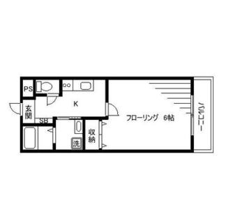 東京都北区岩淵町 賃貸マンション 1K