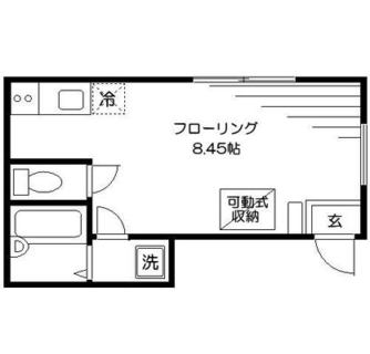 東京都北区滝野川３丁目 賃貸マンション 1R