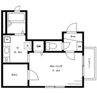 東京都北区滝野川３丁目 賃貸マンション 1K