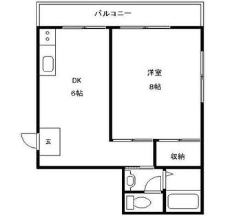 東京都北区神谷２丁目 賃貸マンション 1K