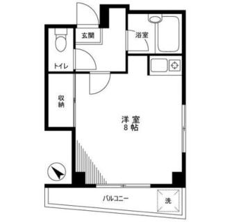 東京都北区上中里２丁目 賃貸マンション 1R