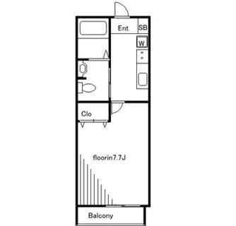 東京都北区栄町 賃貸マンション 1K