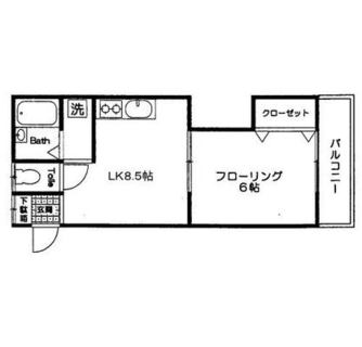 東京都北区中十条３丁目 賃貸アパート 1LK