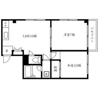 東京都北区西が丘１丁目 賃貸マンション 2LDK