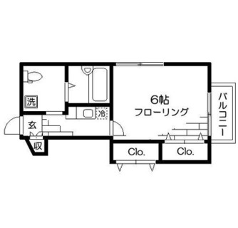 東京都北区滝野川３丁目 賃貸アパート 1K