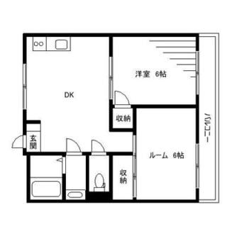 東京都北区浮間５丁目 賃貸マンション 2DK