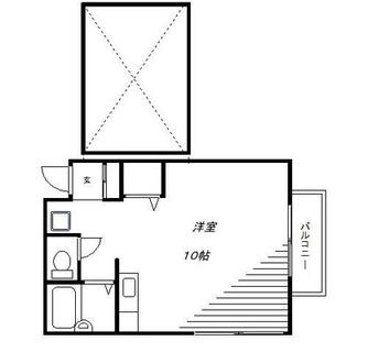 東京都北区岸町２丁目 賃貸アパート 1R