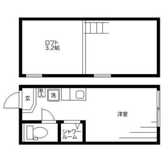 東京都北区滝野川３丁目 賃貸アパート 1R