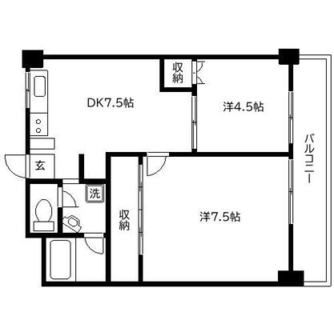 東京都北区田端新町２丁目 賃貸マンション 2DK