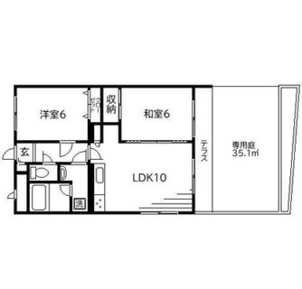 東京都北区志茂３丁目 賃貸マンション 2LDK