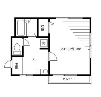 東京都北区岸町２丁目 賃貸マンション 1K