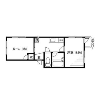 東京都北区昭和町１丁目 賃貸マンション 2K