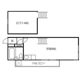 東京都北区滝野川１丁目 賃貸アパート 1R