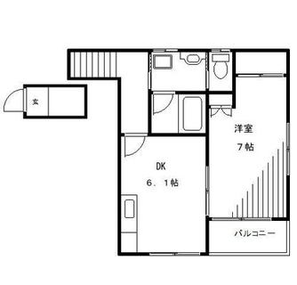 東京都北区中十条３丁目 賃貸アパート 1DK