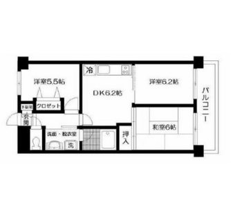 東京都北区赤羽台３丁目 賃貸マンション 3DK