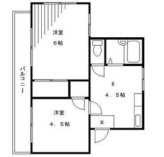 東京都北区岸町２丁目 賃貸マンション 2K