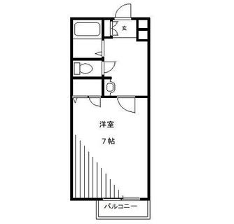 東京都北区田端２丁目 賃貸アパート 1K